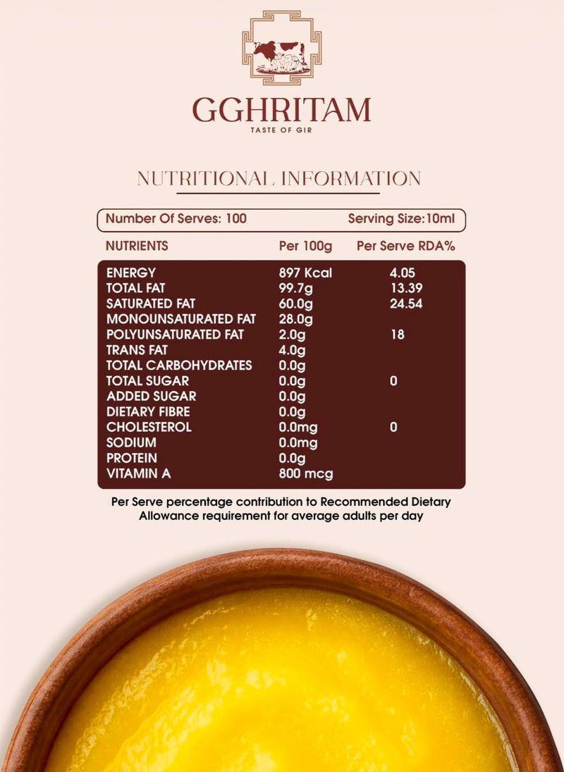 Bilona Handmade A2 Cow Ghee – Pure Gir Cow Ghee