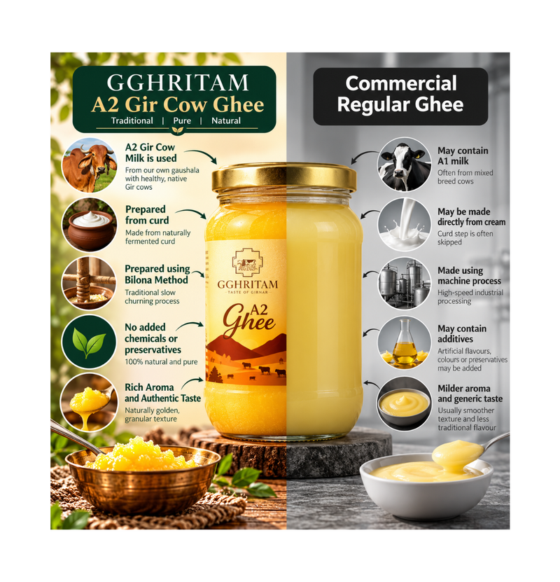 Bilona Handmade A2 Cow Ghee – Pure Gir Cow Ghee